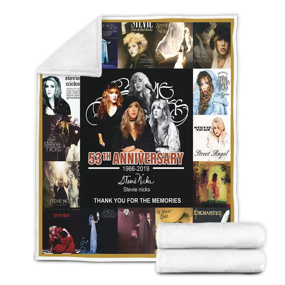 Stevie Nicks Fleece Blanket Gift For Birthday Halloween Christmas