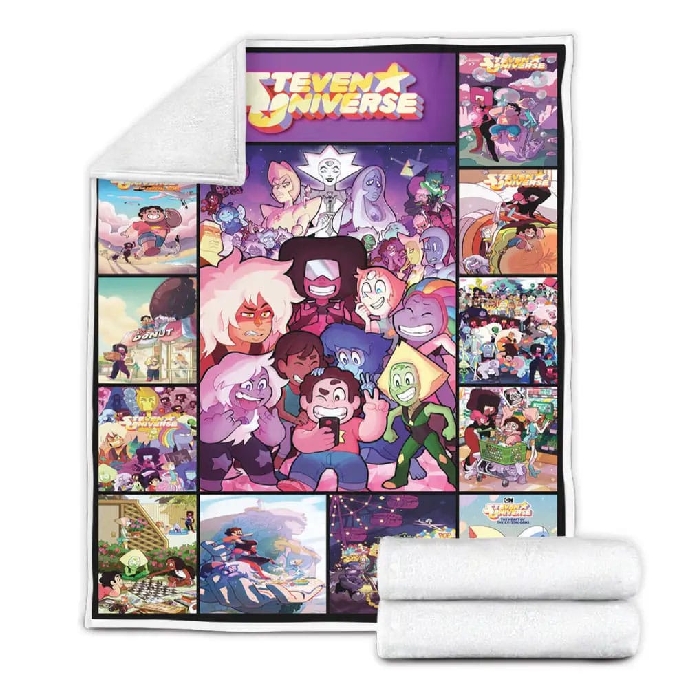 Steven Universe Fleece Blanket Gift For Besties
