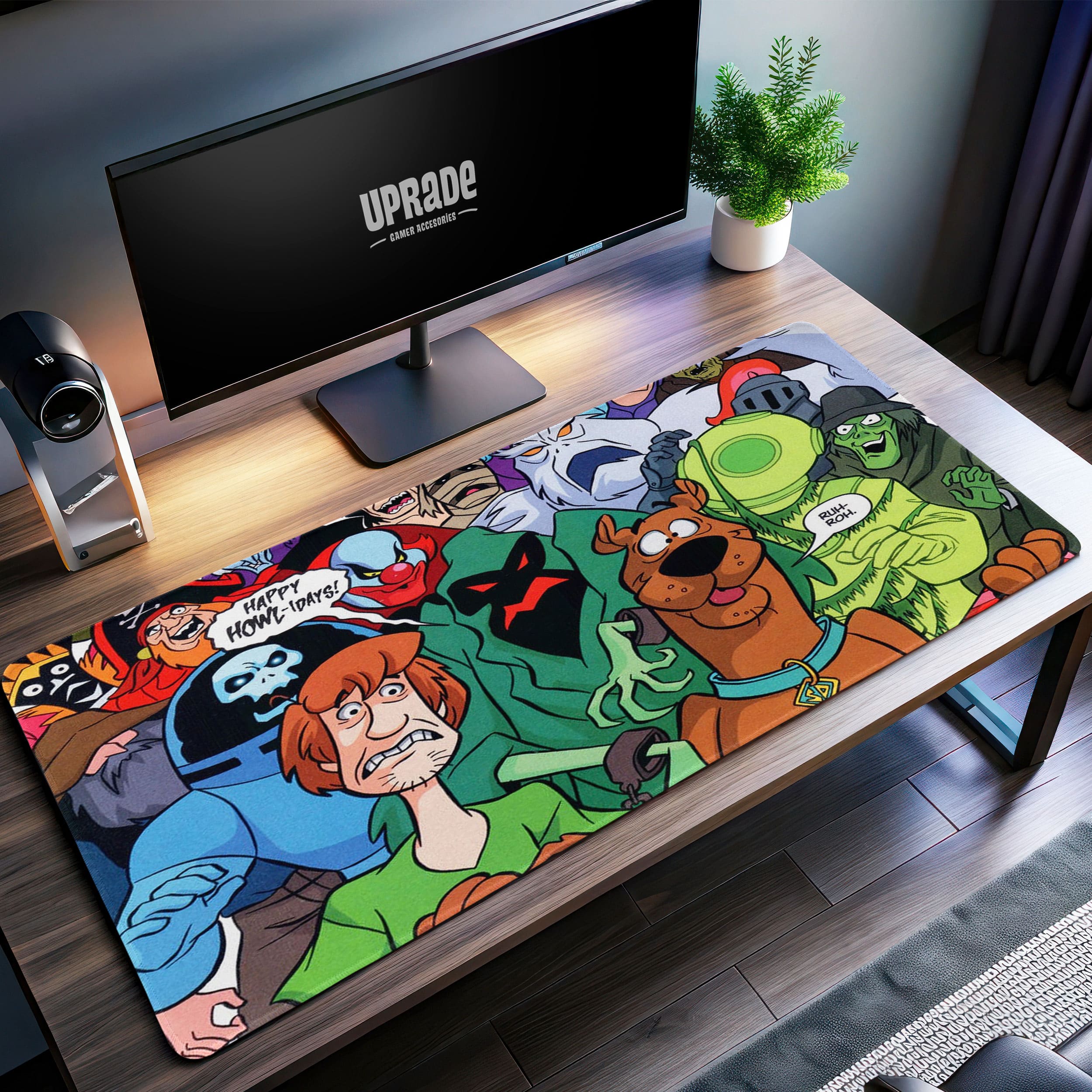 Allleftout Scooby-Doo Villains Clash Desk Mat, Mystery Team Mouse Pad