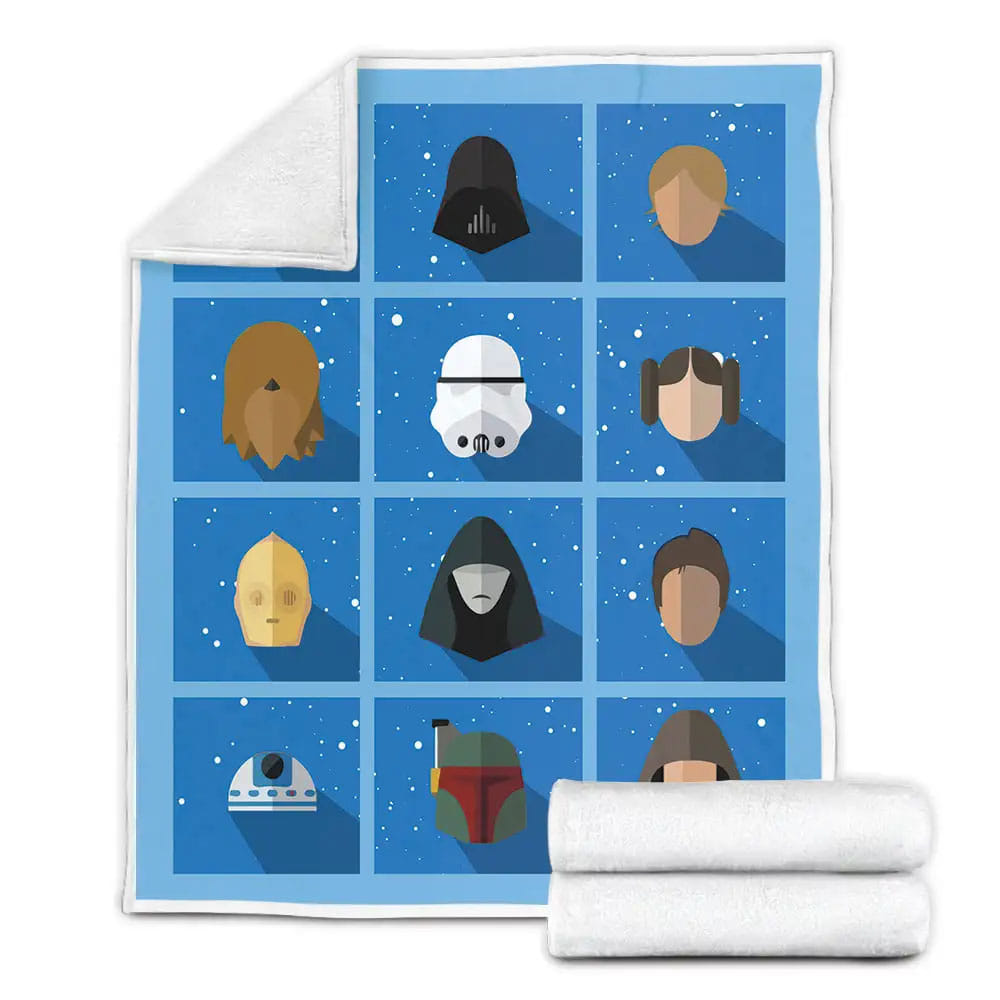 Star Wars Fleece Blanket Gift For Mothers Day Fathers Day