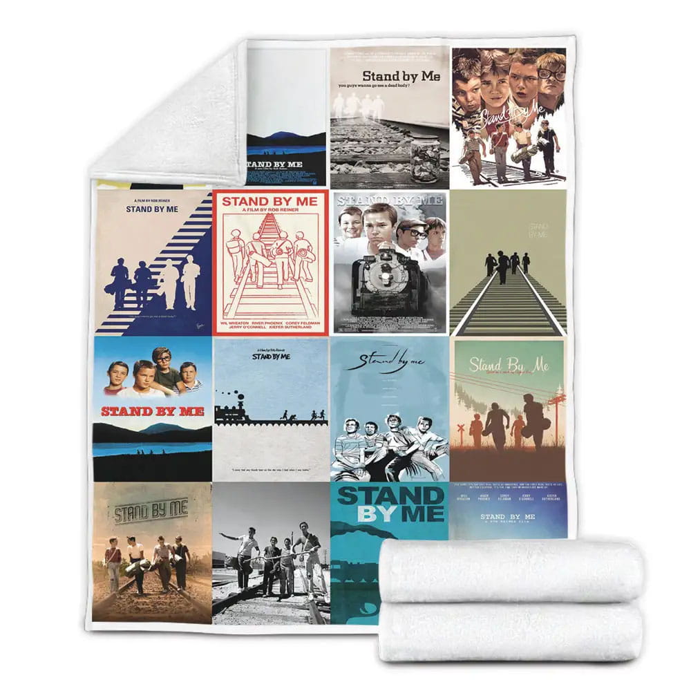 Stand By Me Fleece Blanket Gift For Birthday Halloween Christmas
