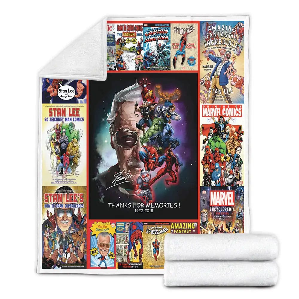 Stan Lee Fleece Blanket Gift For Besties