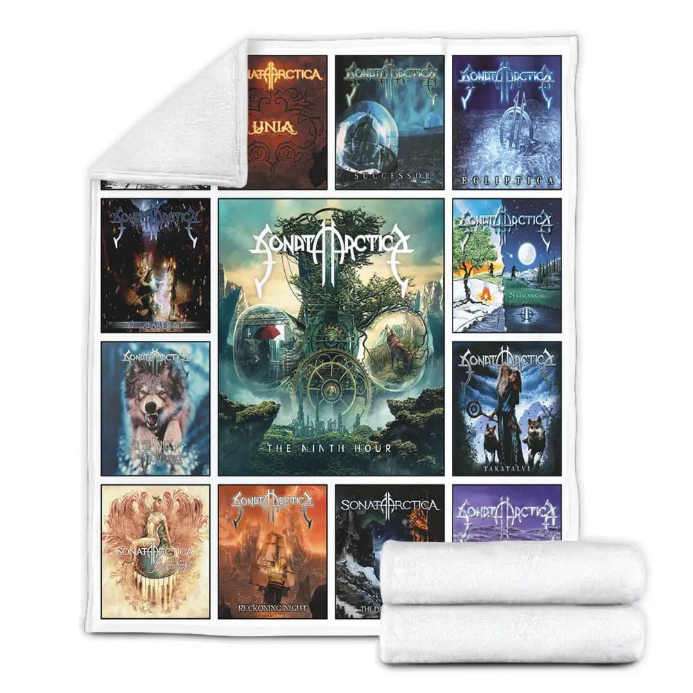 Sonata Arctica Fleece Blanket Gift For Mothers Day Fathers Day