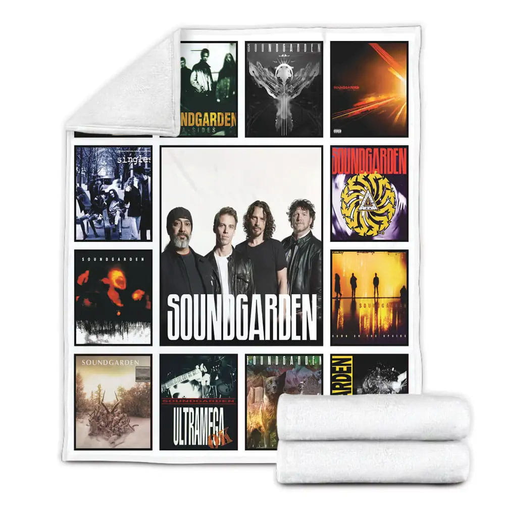 Soundgarden Fleece Blanket Gift For Birthday Halloween Christmas
