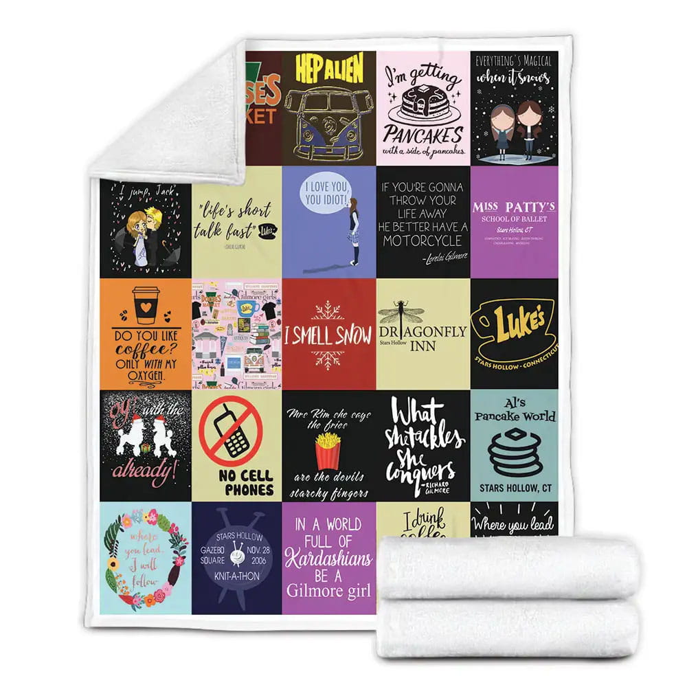 Gilmore Girls Fleece Blanket Gift For Besties