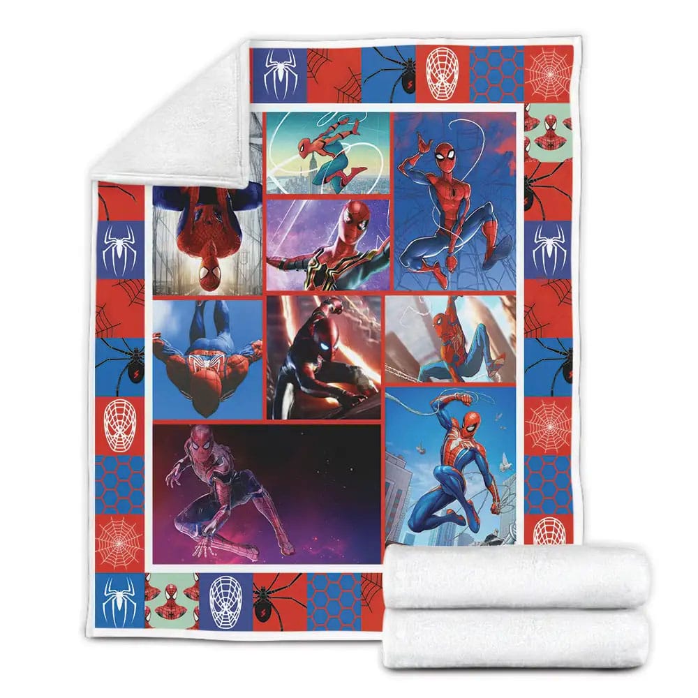 Spiderman 3D Fleece Blanket Gift For Mothers Day Fathers Day