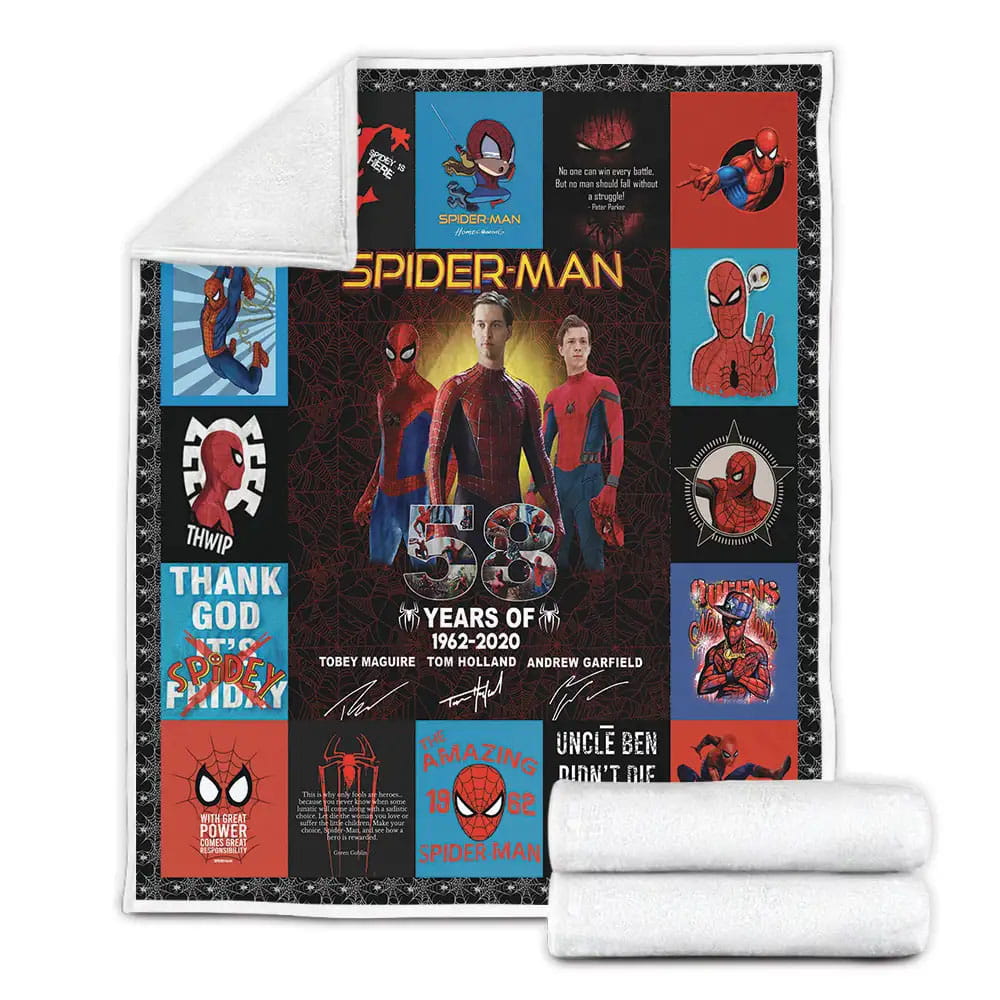 Spider Man Fleece Blanket 