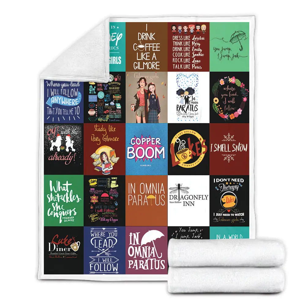 Gilmore Girls Fleece Blanket Gift For Wife Husband