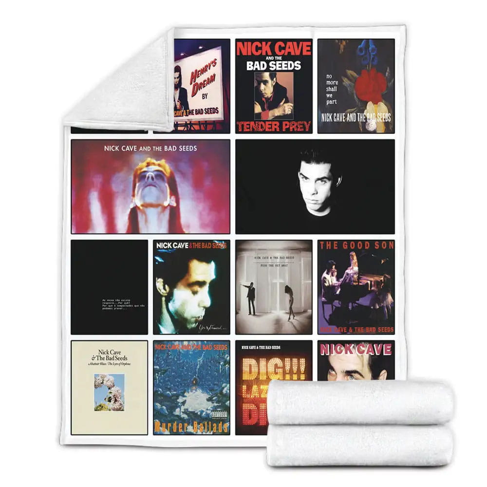 Nick Cave and the Bad Seeds Fleece Blanket Gift For Besties