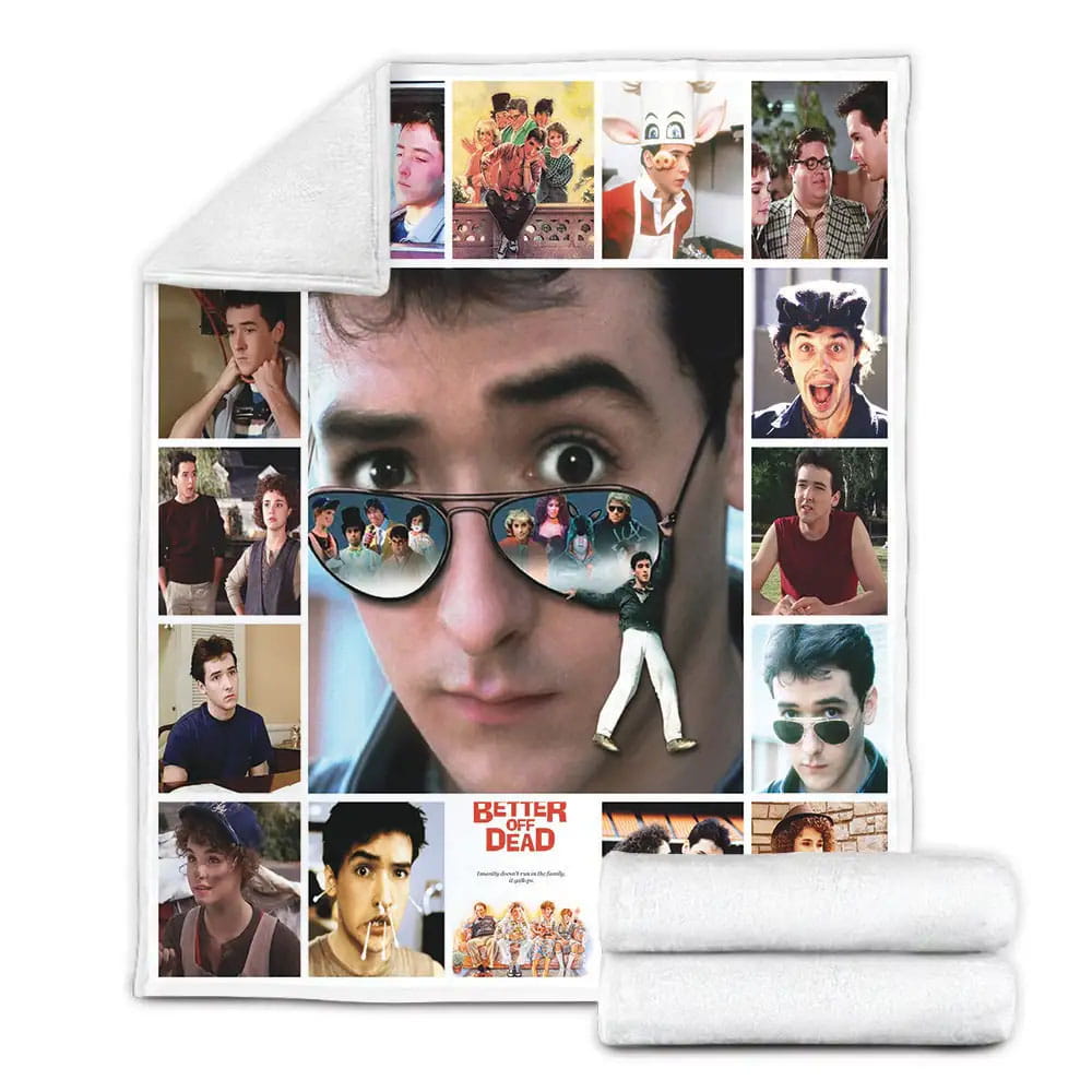 Better Off Dead Fleece Blanket Gift For Birthday Halloween Christmas