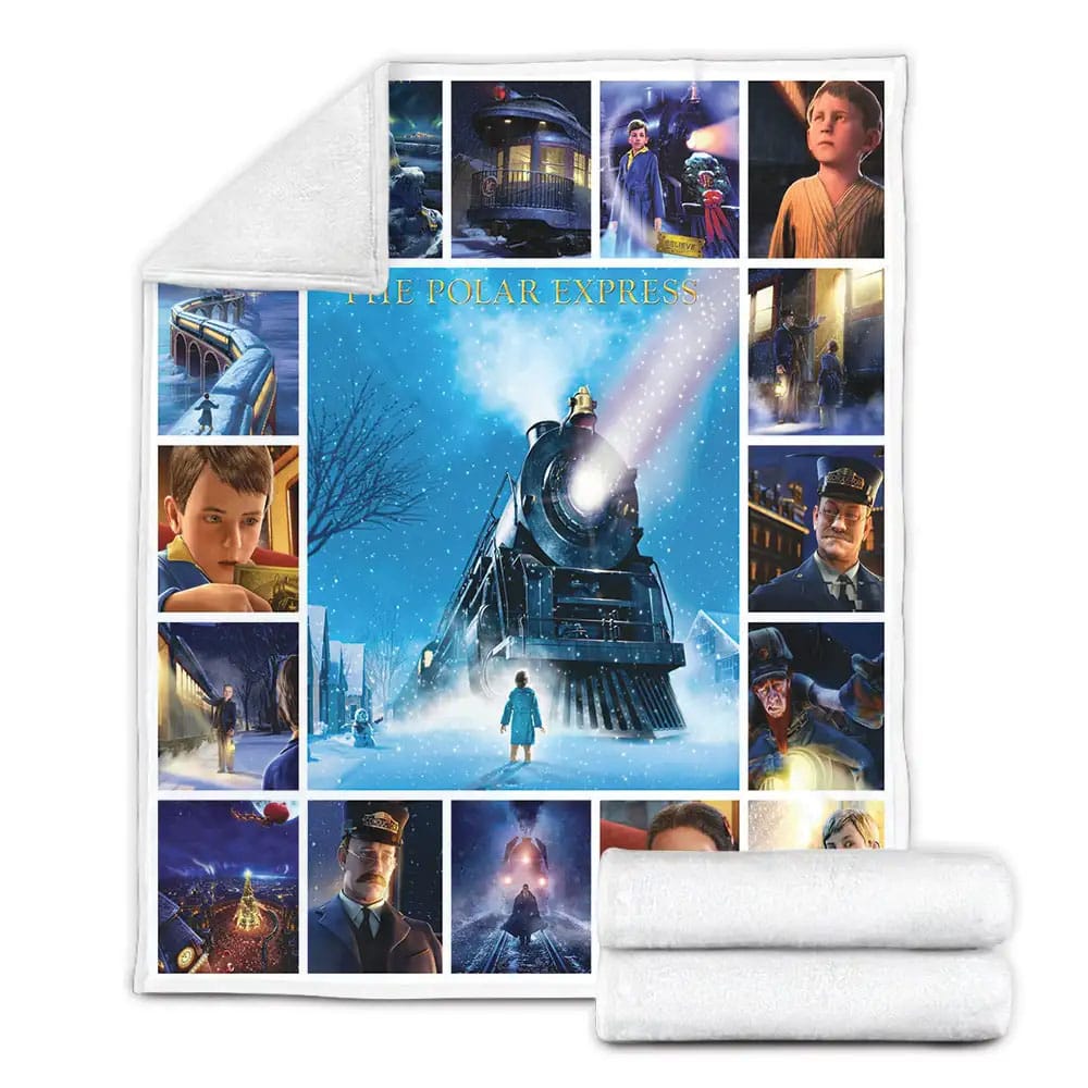 The Polar Express Fleece Blanket Gift For Besties