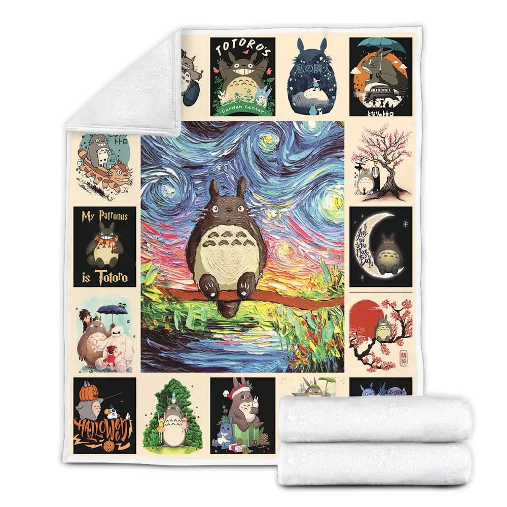 My Neighbor Totoro Fleece Blanket Gift For Mothers Day Fathers Day