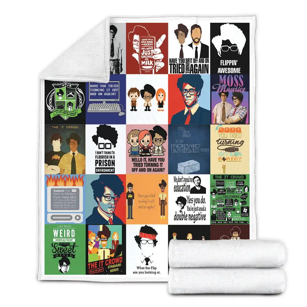 The IT Crowd Fleece Blanket Gift For Besties
