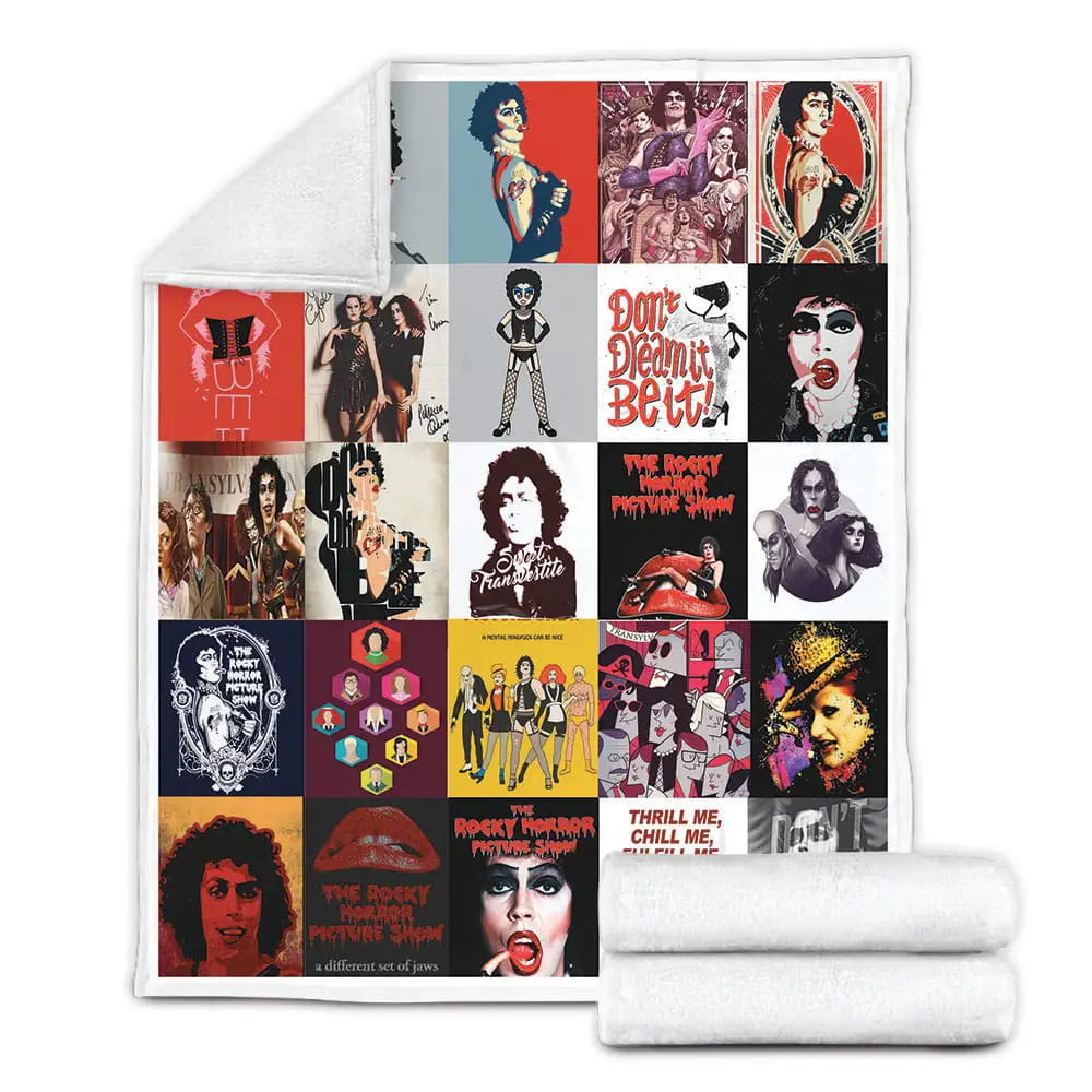 The Rocky Horror Picture Show Fleece Blanket Gift For Mothers Day Fathers Day