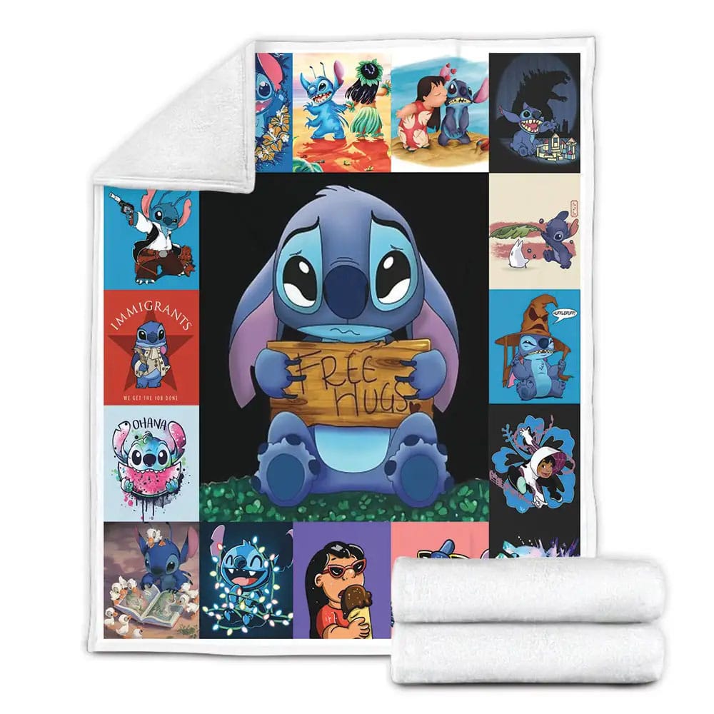 Lilo And Stitch Fleece Blanket 