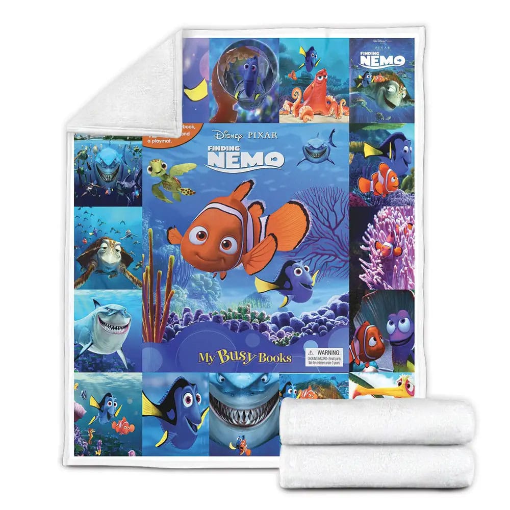 Finding Nemo Fleece Blanket Gift For Mothers Day Fathers Day