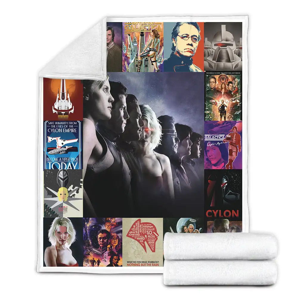 Battlestar Galactica Fleece Blanket Gift For Birthday Halloween Christmas