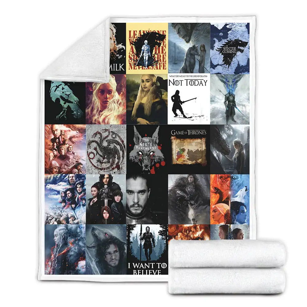 Game of Thrones Fleece Blanket Gift For Besties