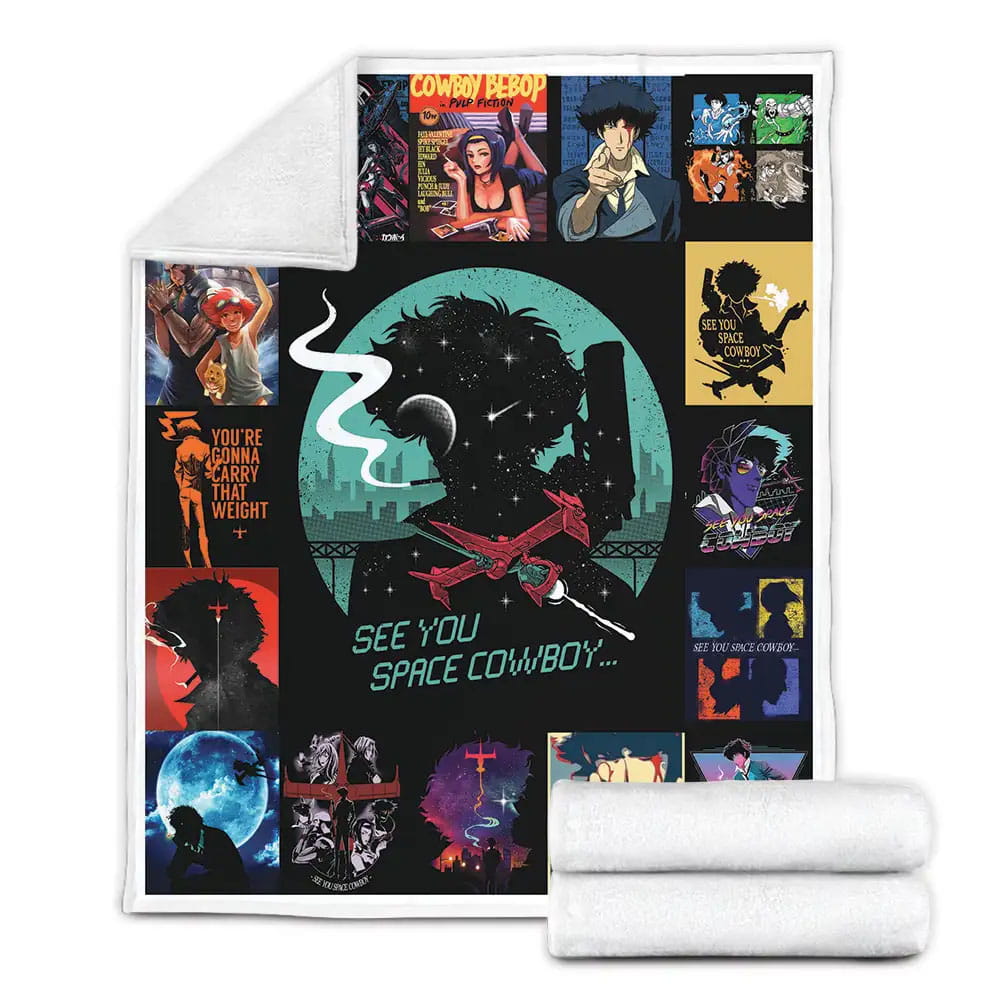 Cowboy Bebop Fleece Blanket Gift For Besties