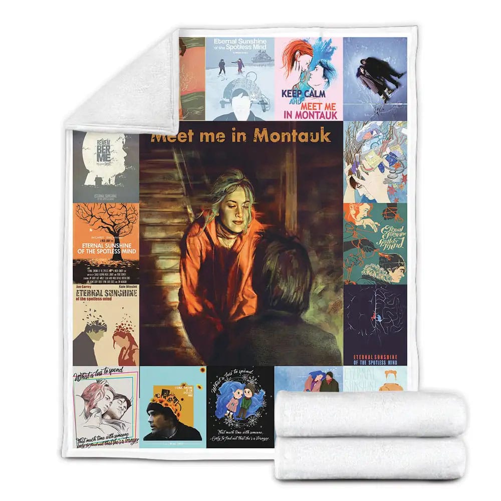 Eternal Sunshine of the Spotless Mind Fleece Blanket Gift For Birthday Halloween Christmas