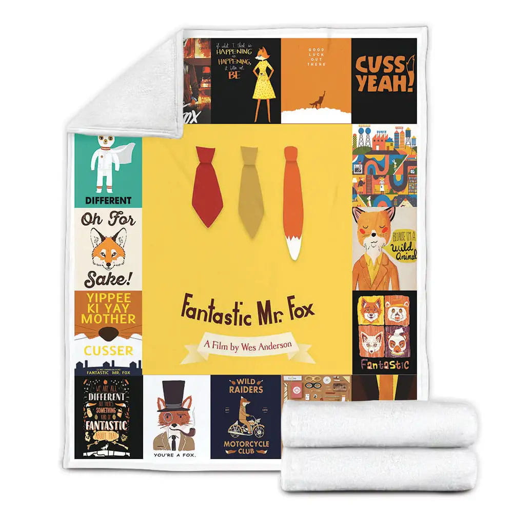 Fantastic Mr. Fox Fleece Blanket 