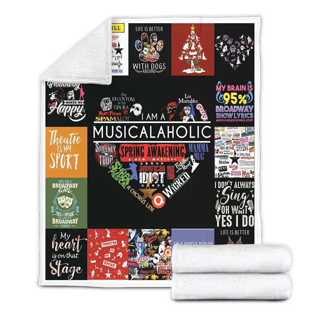 Music Lover Fleece Blanket 