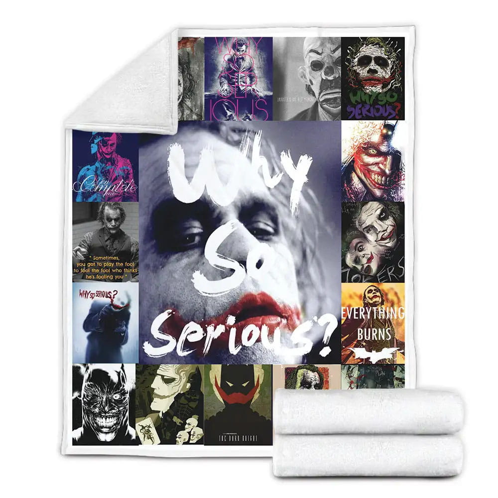 Joker Fleece Blanket Gift For Wife Husband