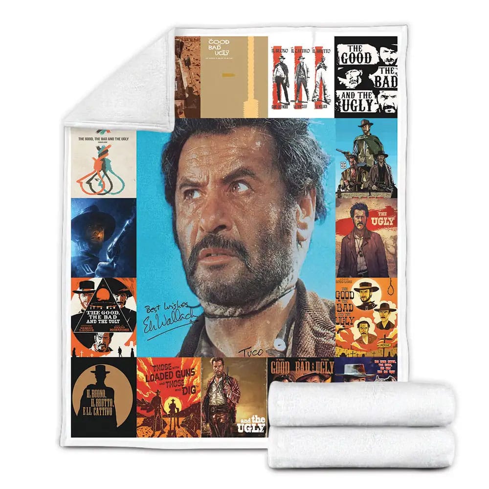 The Good the Bad and the Ugly Fleece Blanket 
