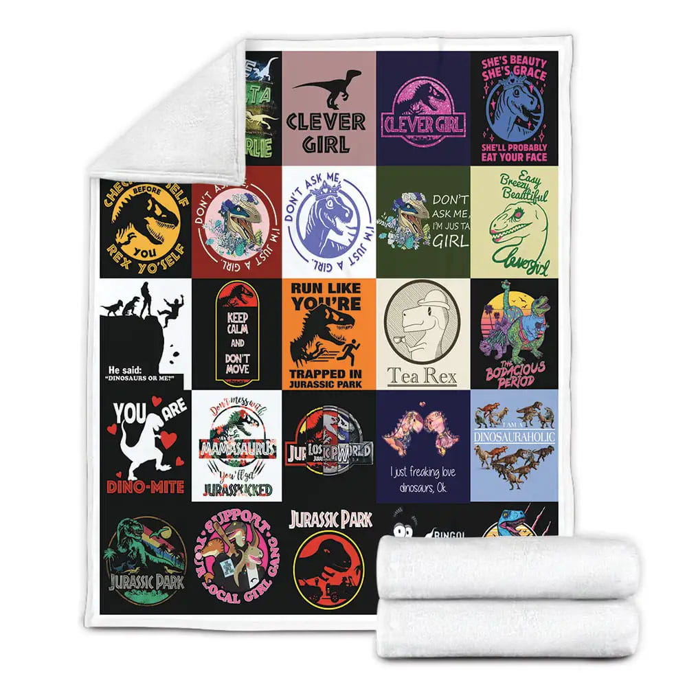 Jurassic Park Fleece Blanket 