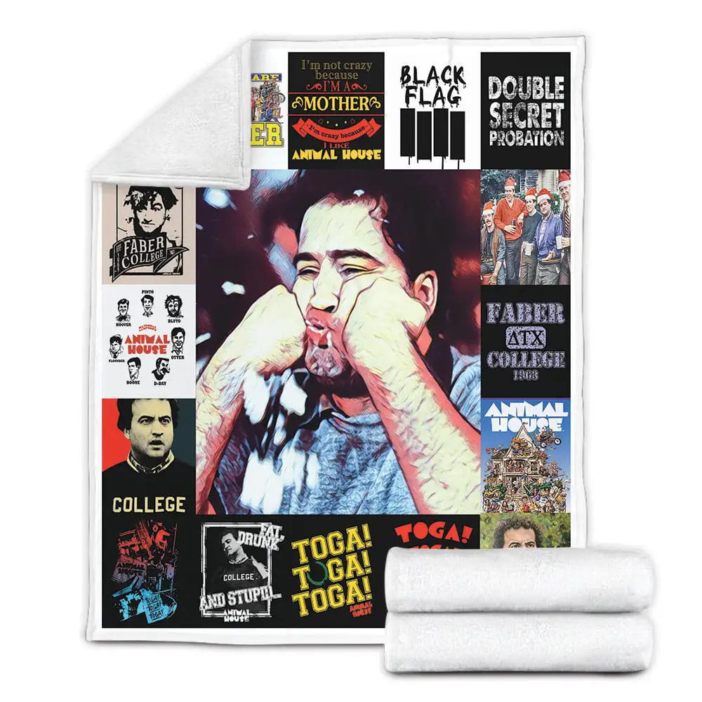 National Lampoons Animal House Fleece Blanket Gift For Wife Husband