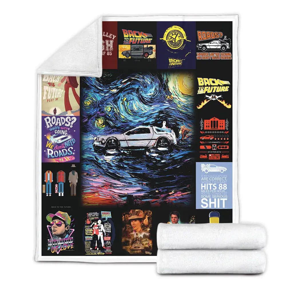 Back to the Future Fleece Blanket 