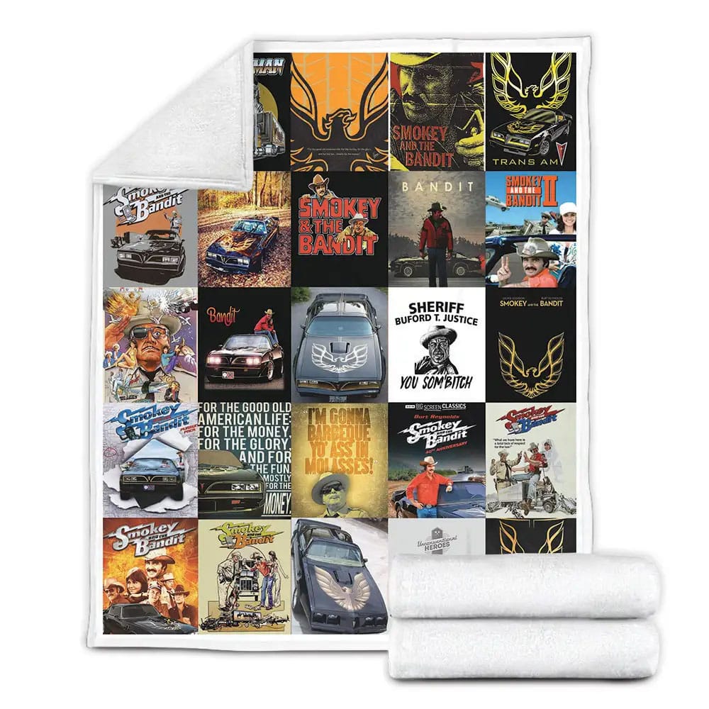 Smokey and the Bandits Fleece Blanket Gift For Besties