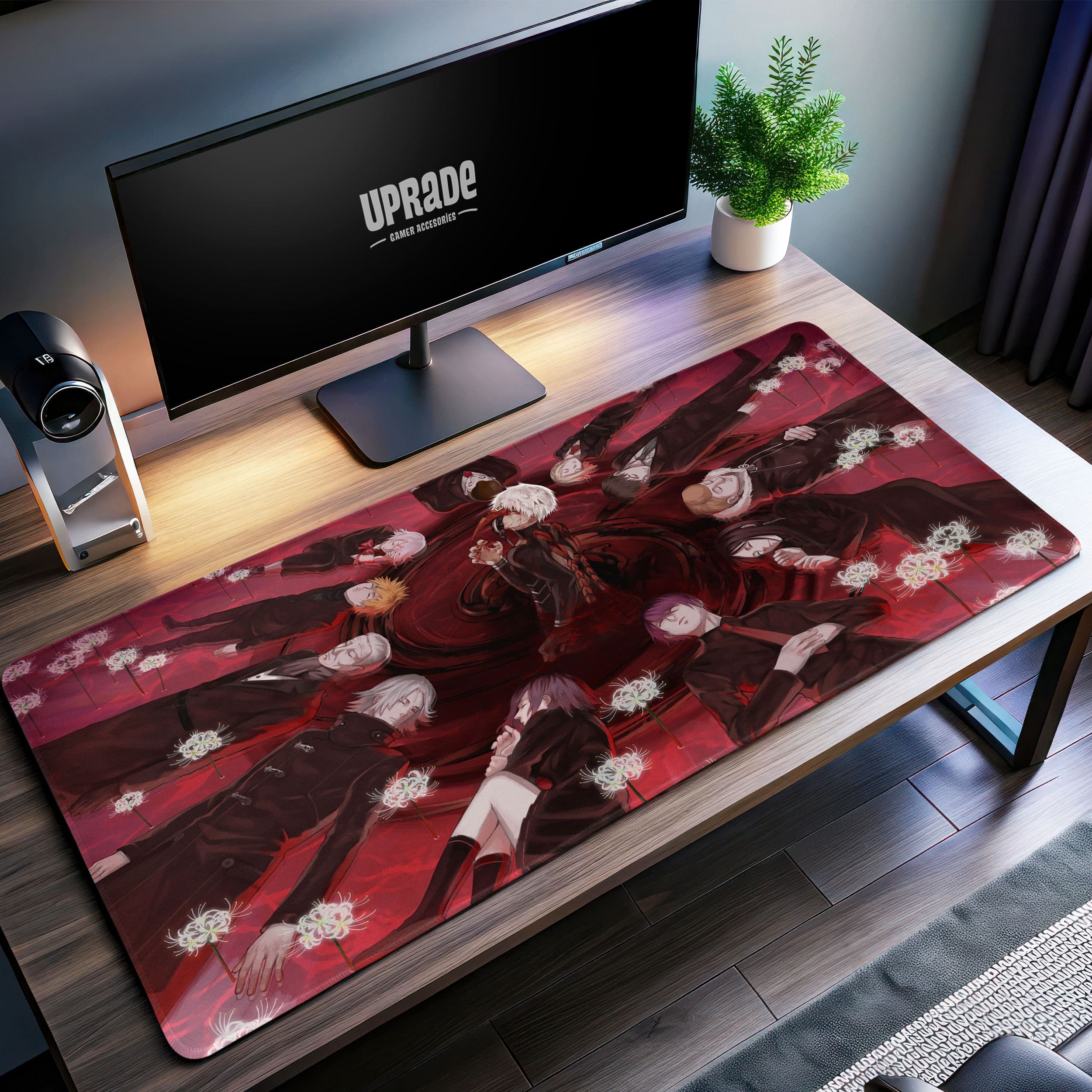 Allleftout Kaneki And Allies Desk Mat, Tokyo Ghoul Mouse Pad