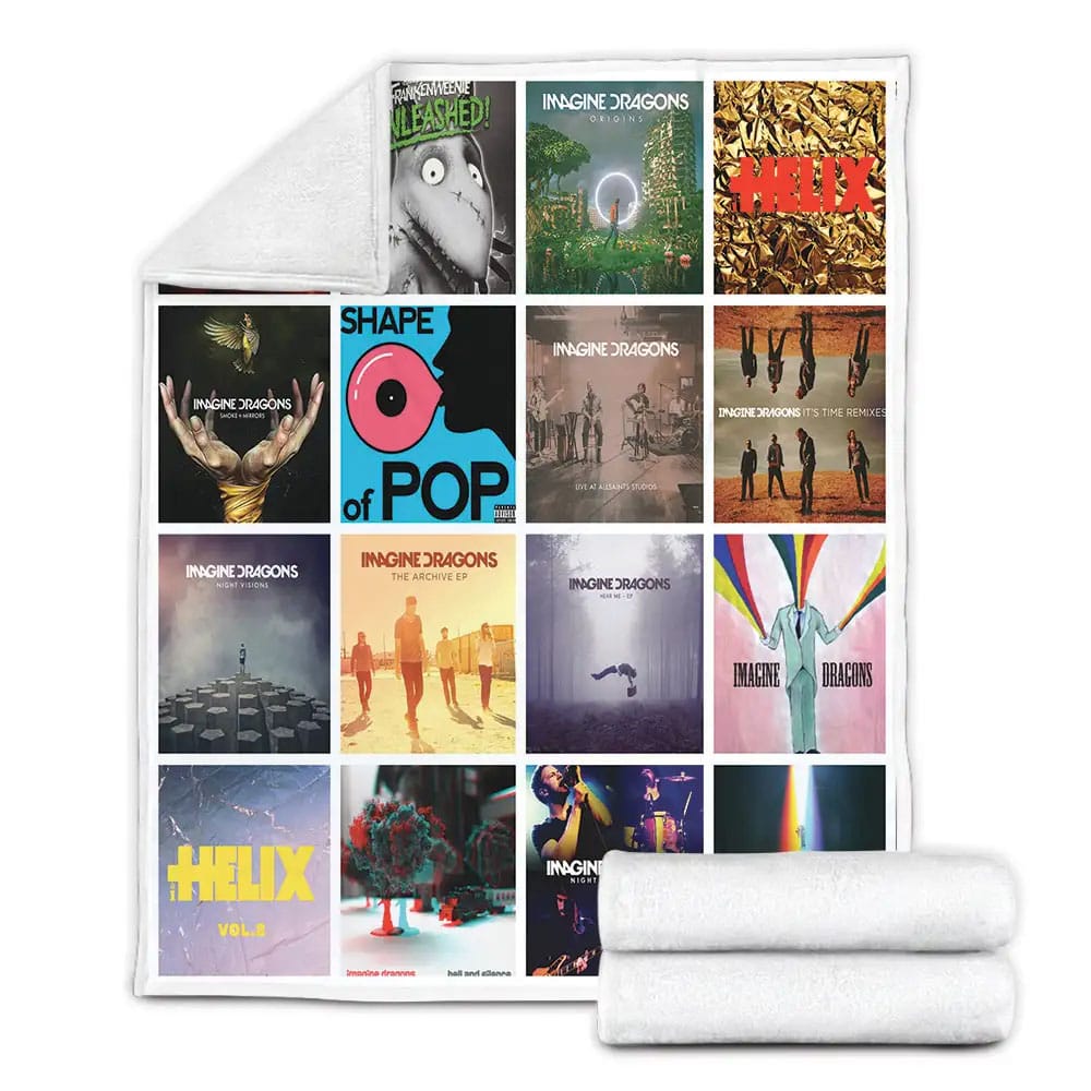 Imagine Dragons Fleece Blanket Gift For Wife Husband
