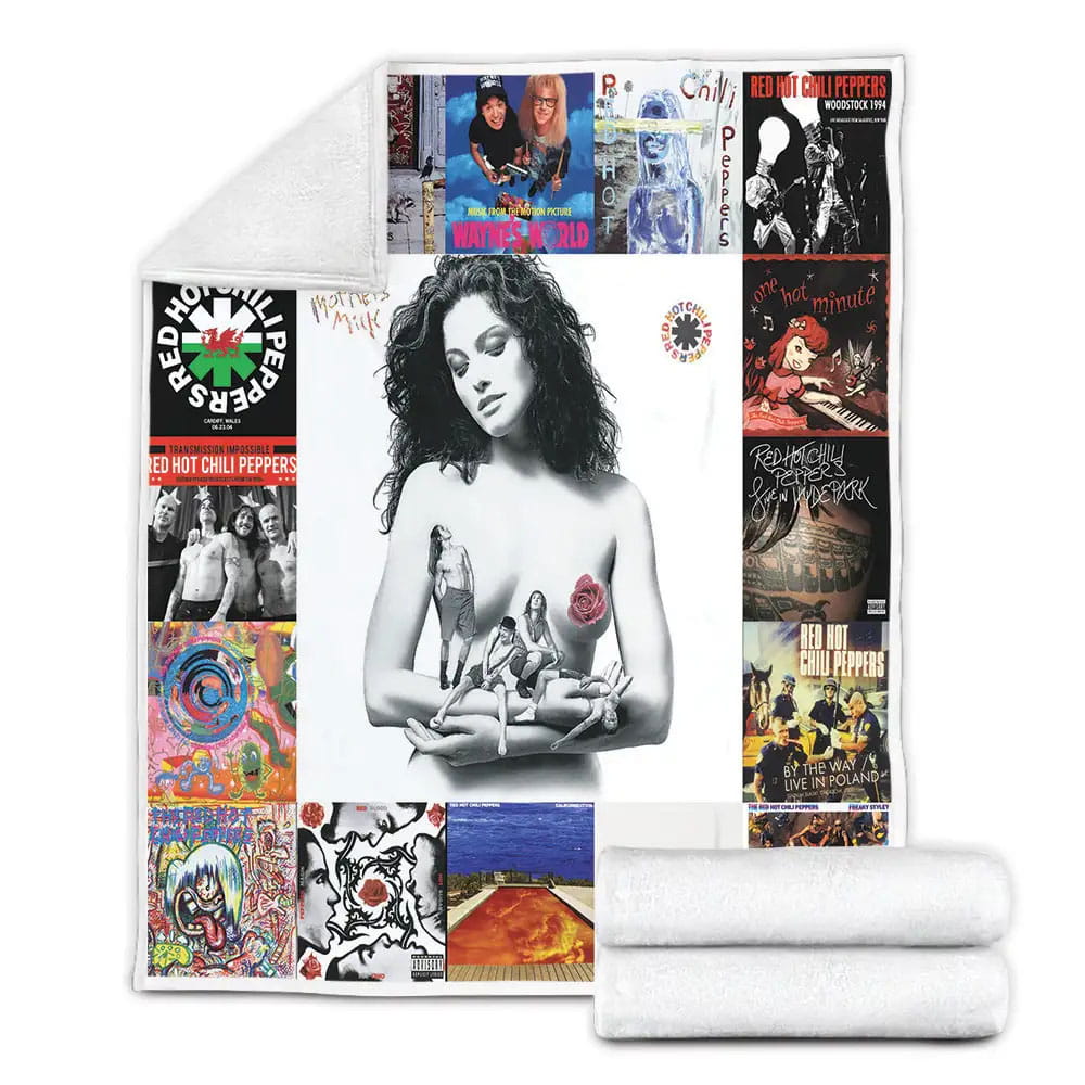 Red Hot Chili Peppers Fleece Blanket 