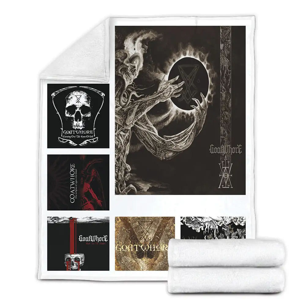Goatwhore Fleece Blanket Gift For Mothers Day Fathers Day