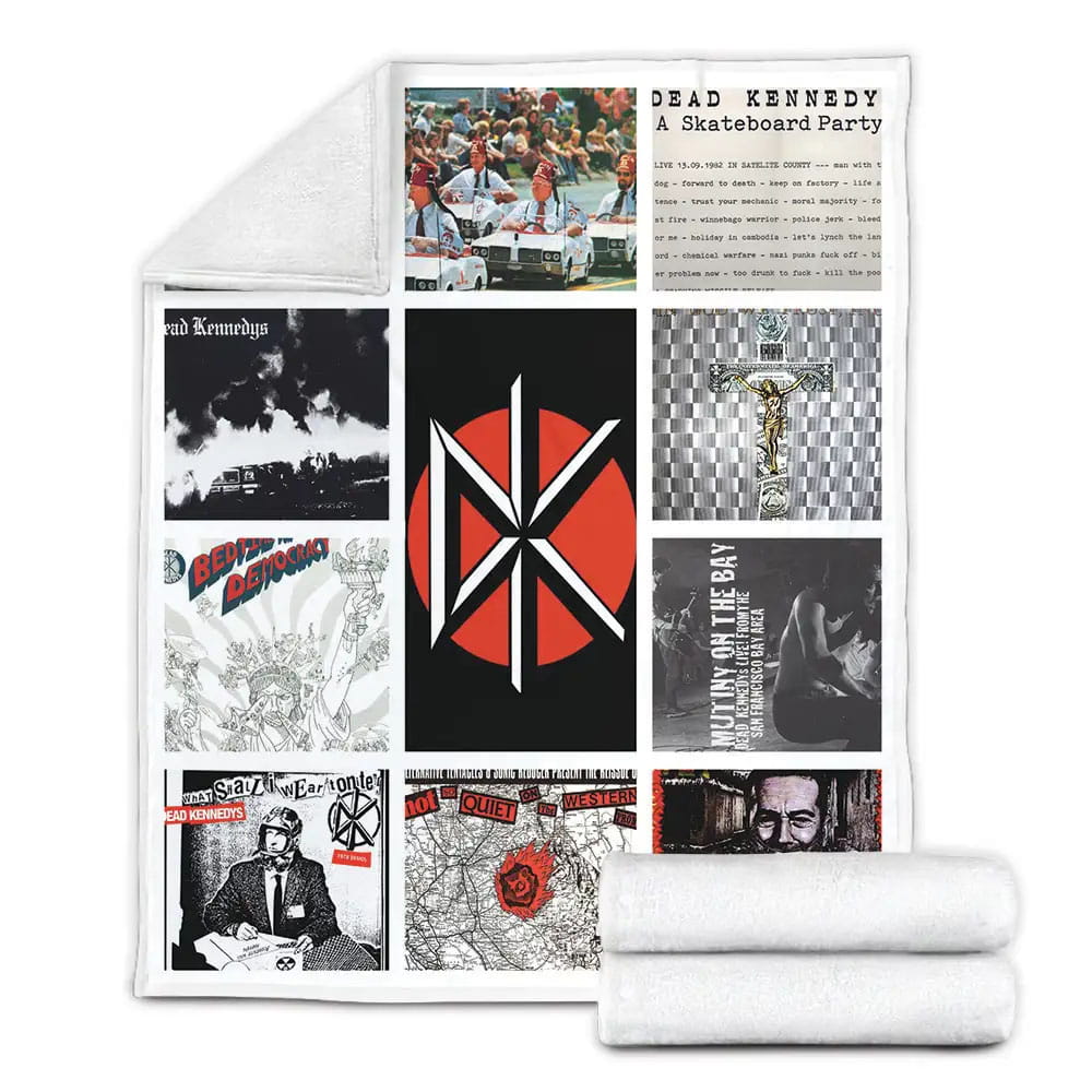 Dead Kennedy Fleece Blanket Gift For Birthday Halloween Christmas