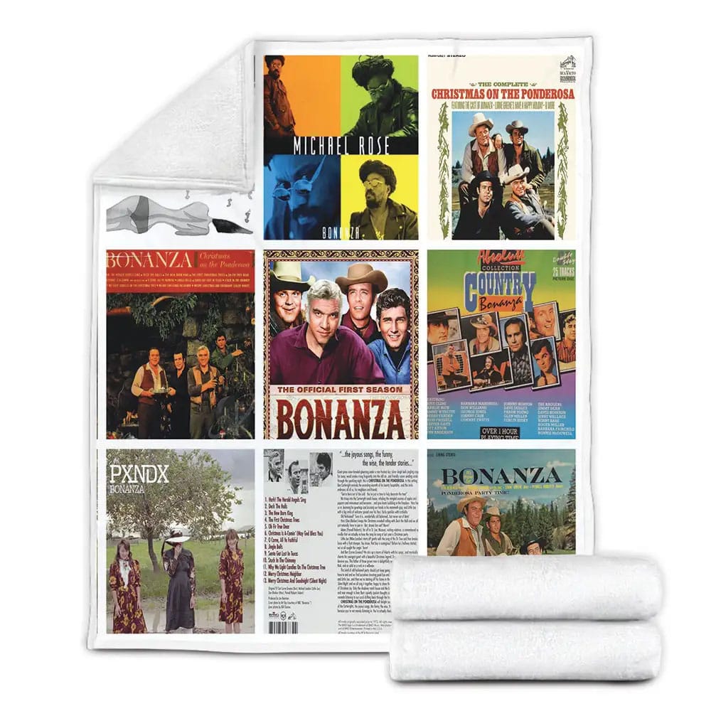 Bonanza Fleece Blanket Gift For Birthday Halloween Christmas