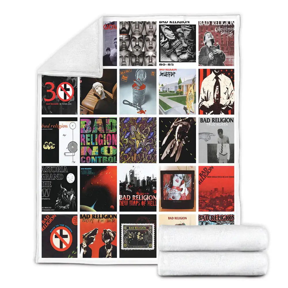 Bad Religion Fleece Blanket Gift For Besties