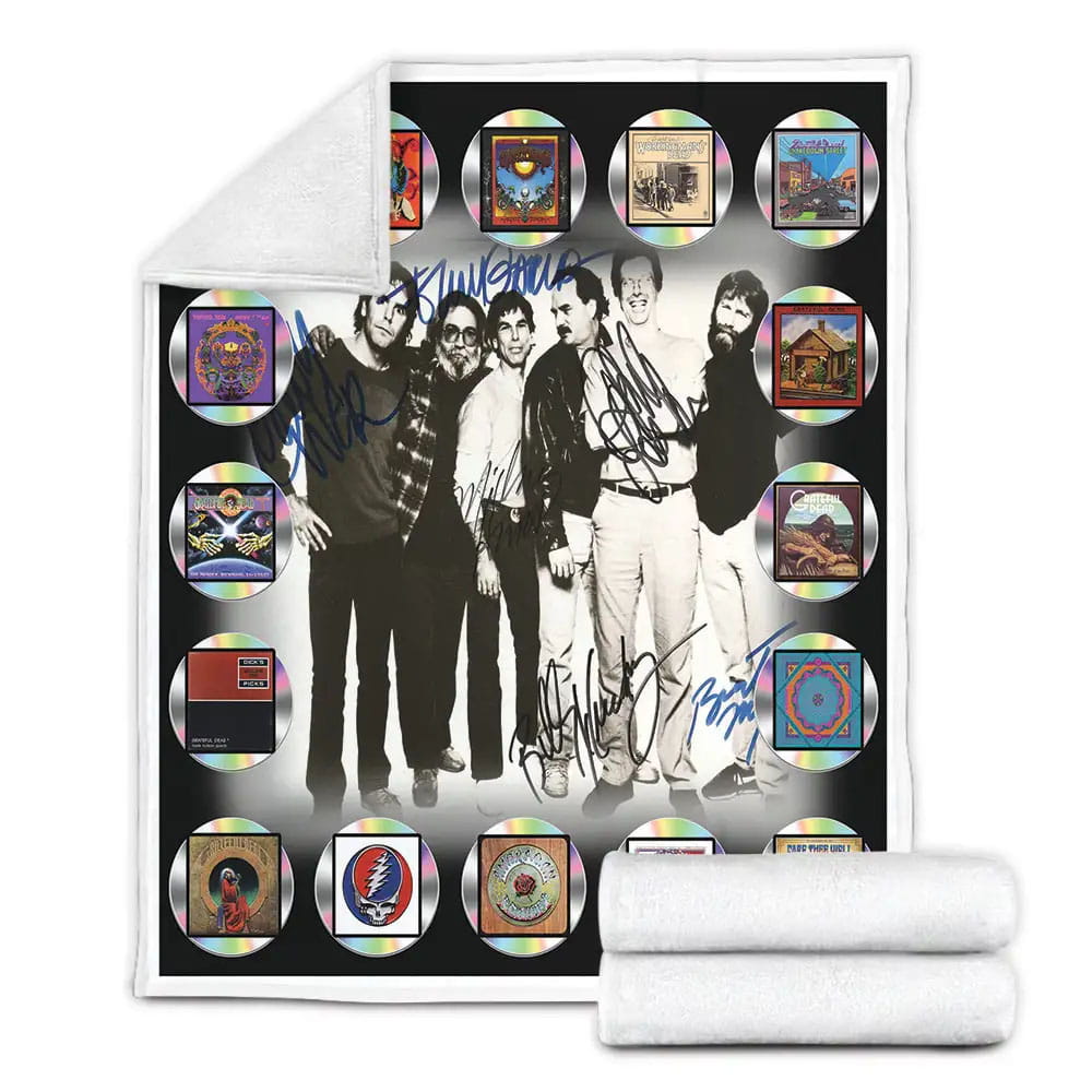 Grateful Dead Fleece Blanket Gift For Besties