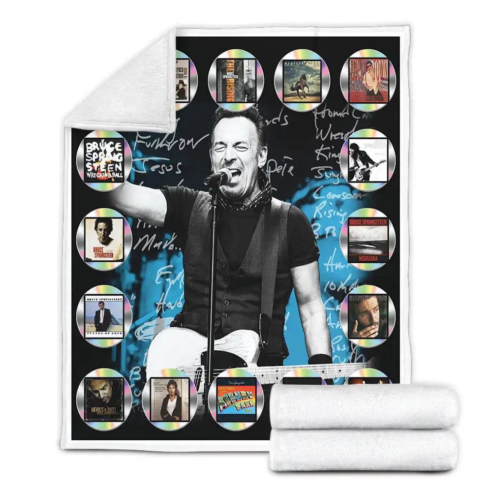 Bruce Springsteen Fleece Blanket 