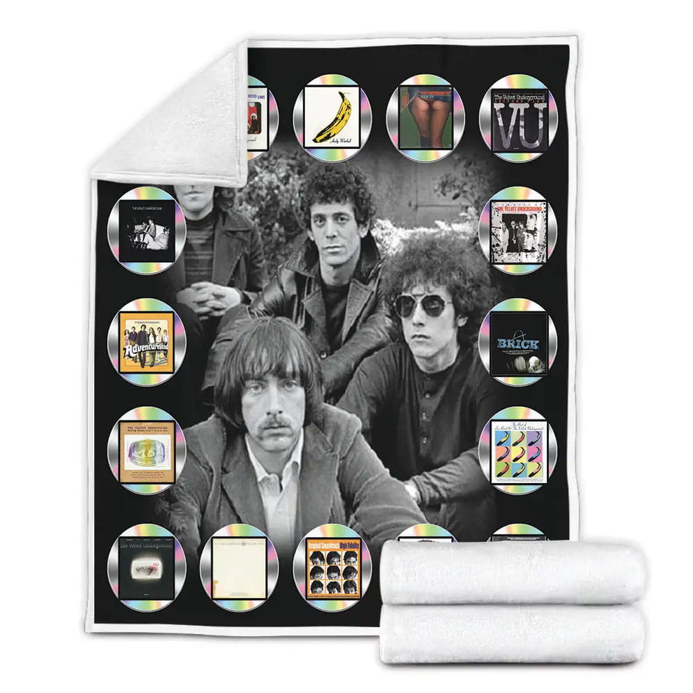 The Velvet Underground Fleece Blanket Gift For Wife Husband