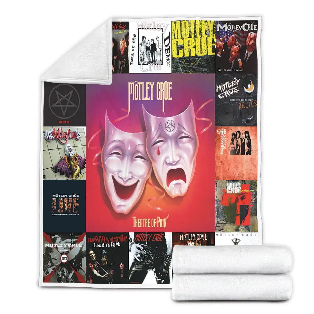 Motley Crue Fleece Blanket Gift For Besties
