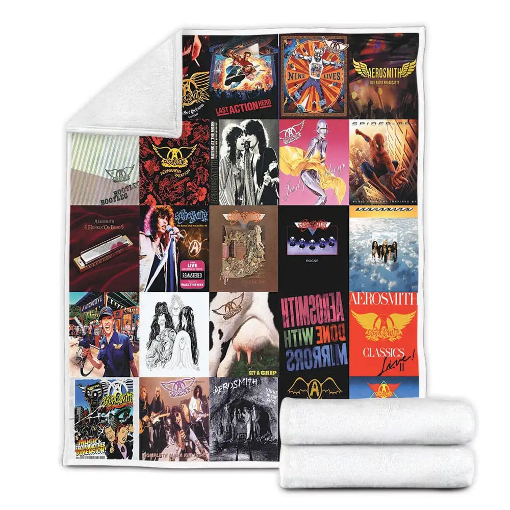 Aerosmith Fleece Blanket Gift For Wife Husband