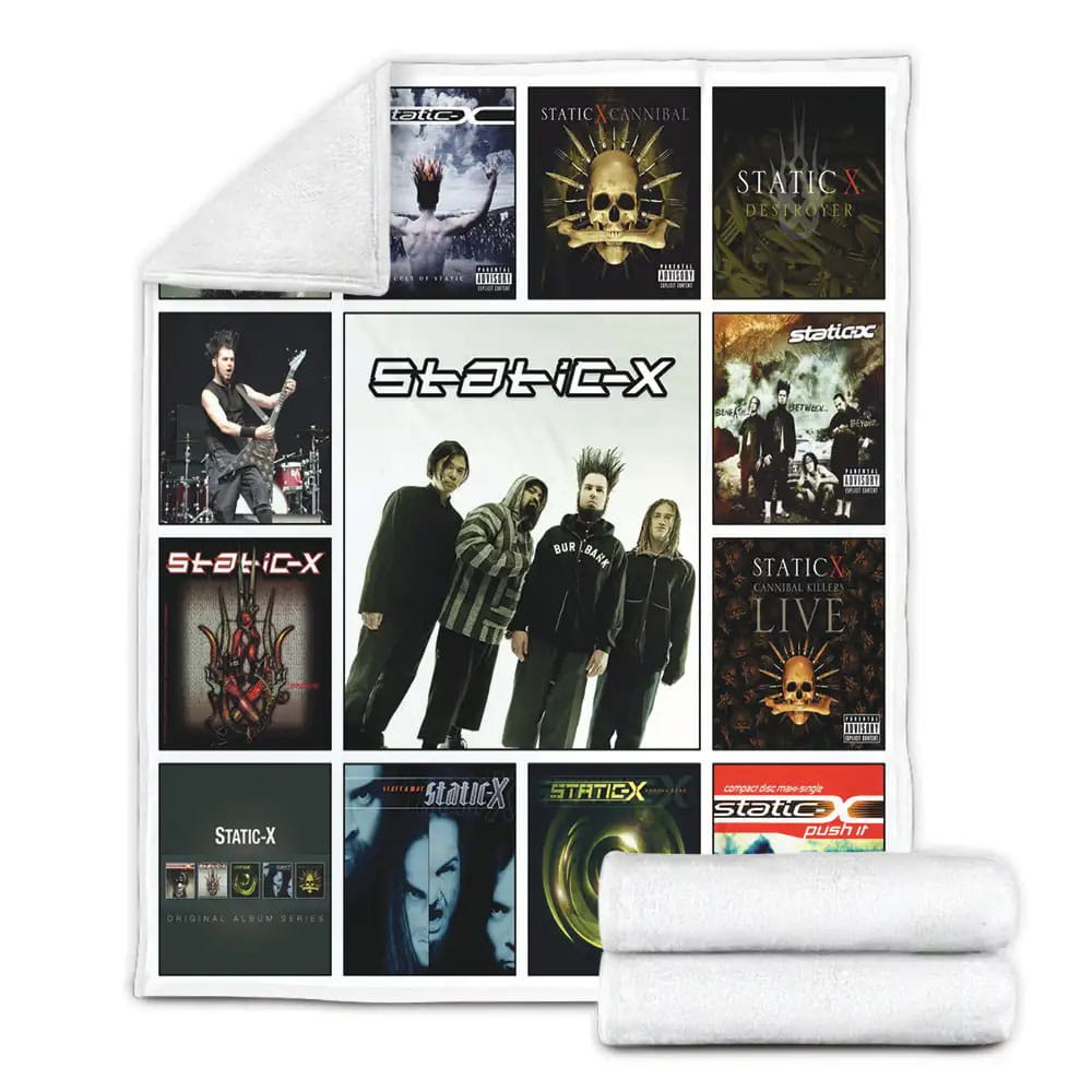 Static X Fleece Blanket 