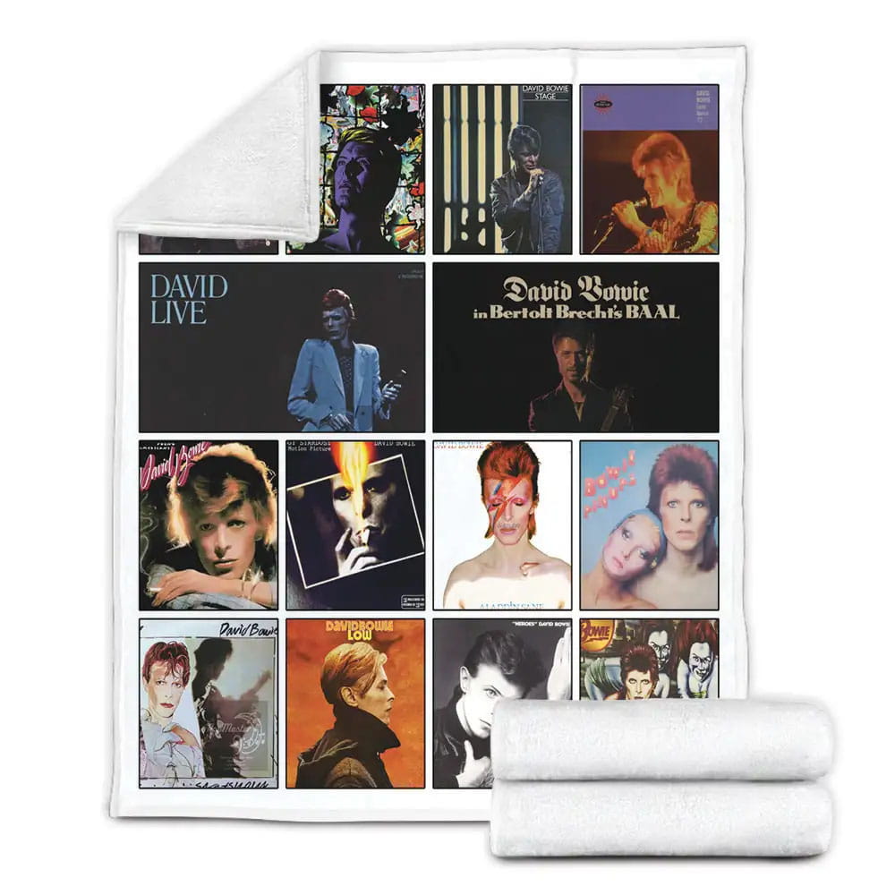 David Bowie Fleece Blanket Gift For Besties