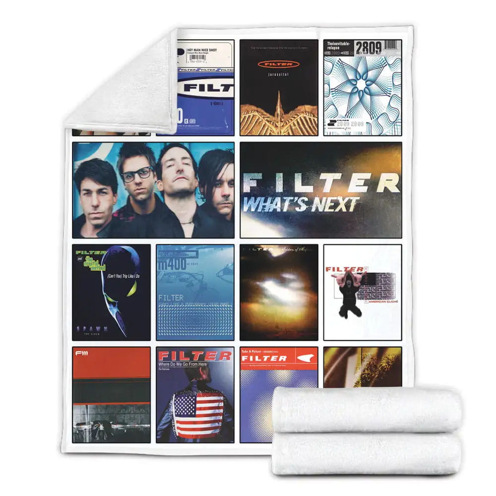 Filter Fleece Blanket Gift For Mothers Day Fathers Day