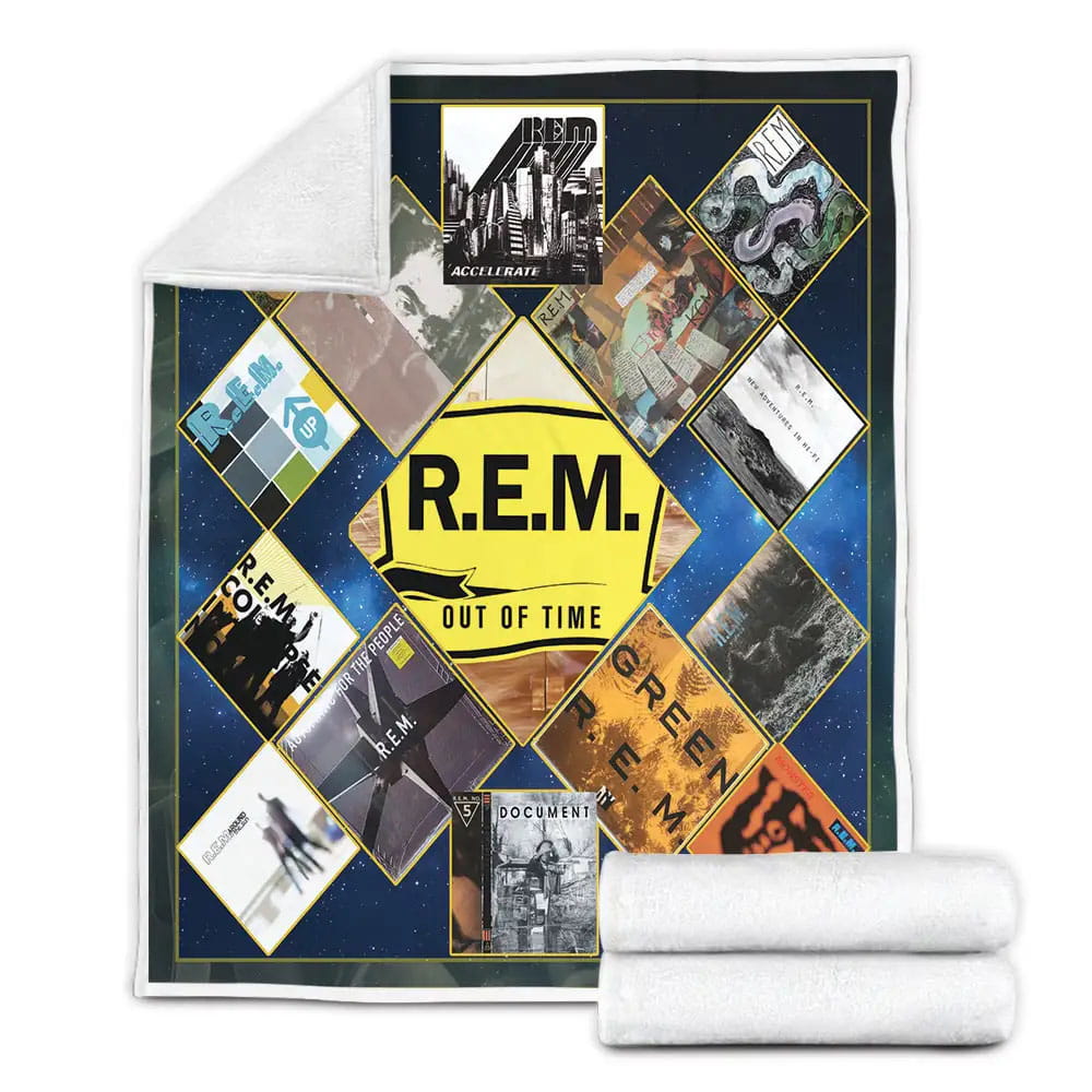 R.E.M Fleece Blanket Gift For Mothers Day Fathers Day