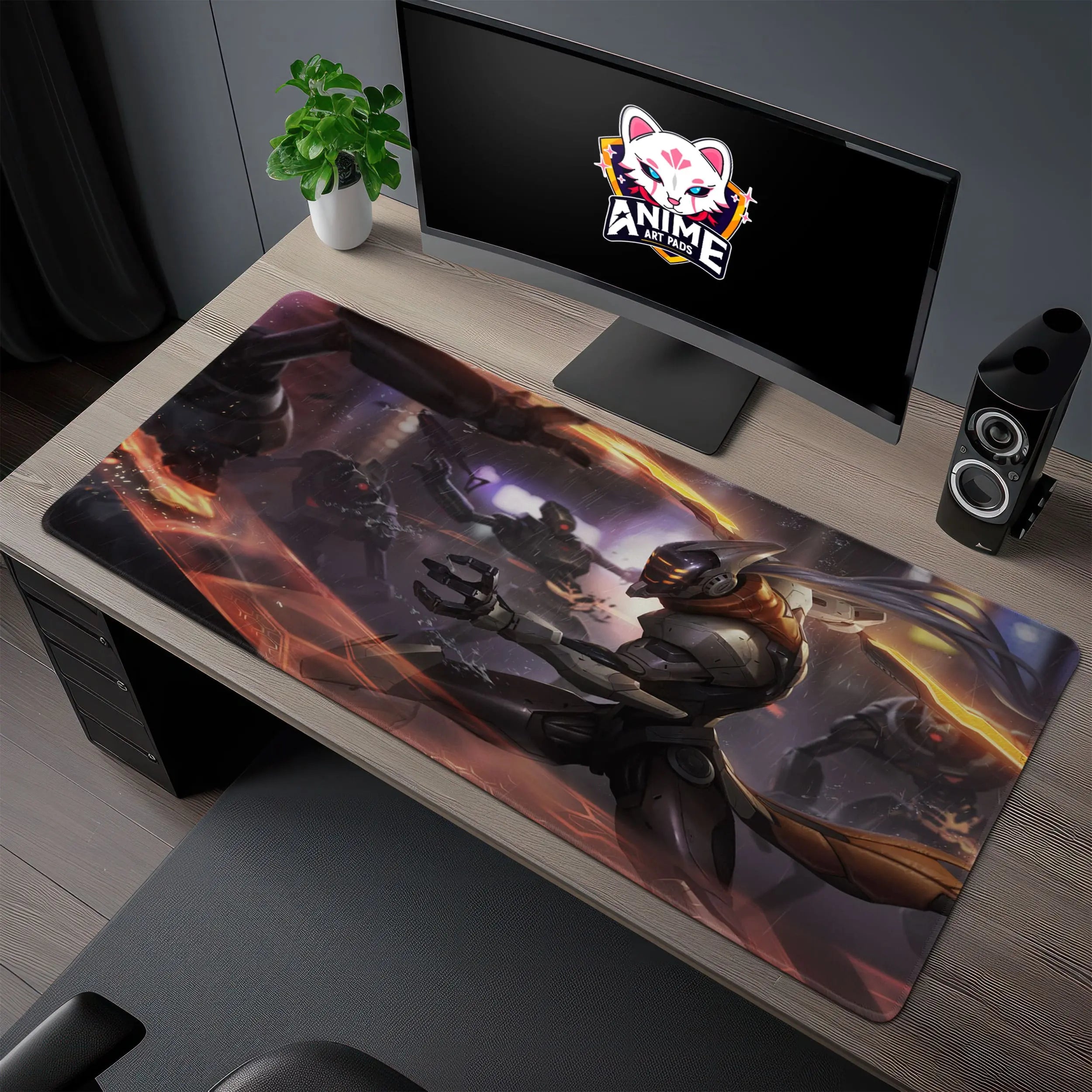 Allleftout Master Yi League Of Legends Desk Mat, Wuju Blade Mouse Pad