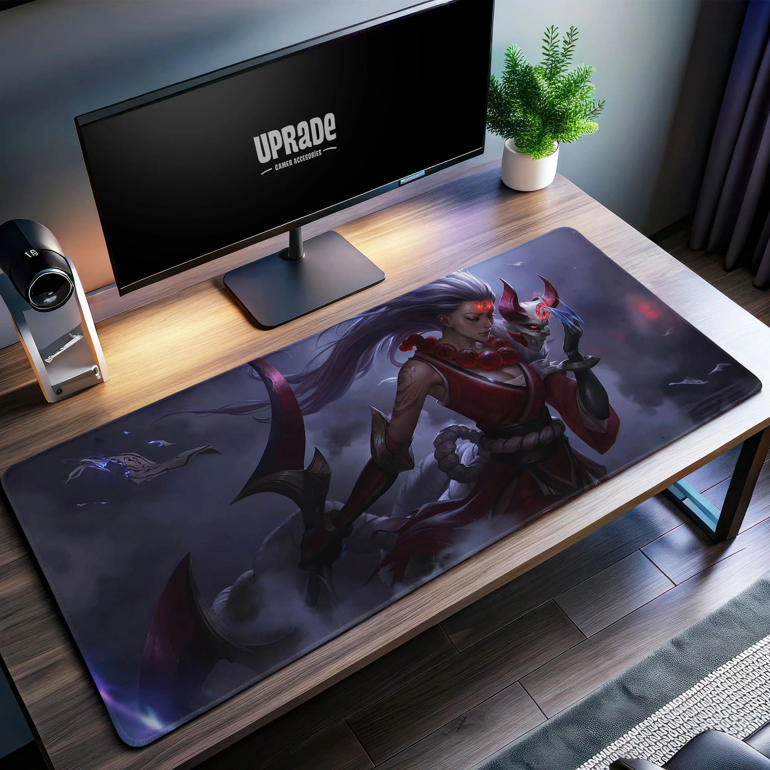 Allleftout Diana Eclipse Desk Mat, League Of Legends Lunar Mouse Pad